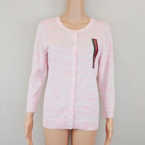 Merona long sleeve button down cardigan sweater Size M